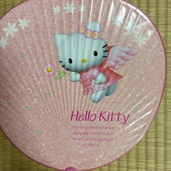 ハローキティー　うちわの画像