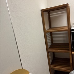 使い勝手いいウッドラックの画像