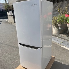f●■Hisenseハイセンス・冷凍冷蔵庫150L・2ドア【HR-D15A】ホワイト・2017年製の画像