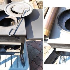 キャンプ ポータブル薪ストーブの画像