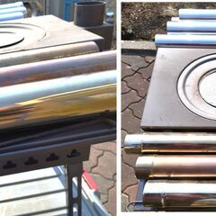 キャンプ ポータブル薪ストーブの画像