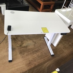 ジャングルジャングル貝塚店　ERGOMAKER 電動式昇降デスク　ホワイト　チェック済み　貝塚市　二色浜　リサイクルショップの画像
