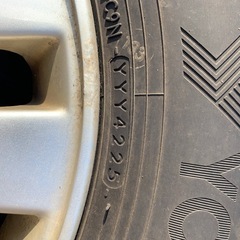 【新品同様】スタッドレスタイヤ　アルミホイールセットの画像