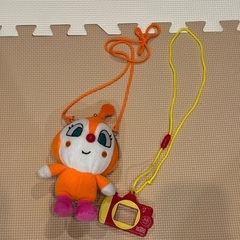 ドキンちゃんおさいふポシェット ぬいぐるみポーチ ショルダーバッグ アンパンマンの画像