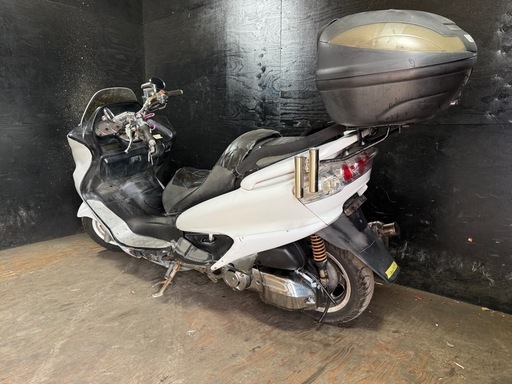 ★支払総額4.8万円★関東圏内即日配送可能！ 全車走行テスト済み！ヤマハ マジェスティC 白 SG03J 社外マフラー！社外ミラー！ 社外レバー！ 社外リアサス！ アルミステップ！カスタムベースに♪