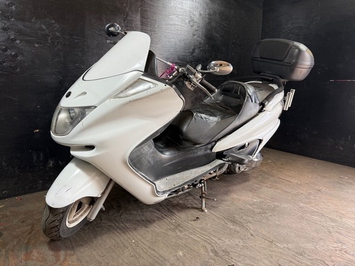 ★支払総額4.8万円★関東圏内即日配送可能！ 全車走行テスト済み！ヤマハ マジェスティC 白 SG03J 社外マフラー！社外ミラー！ 社外レバー！ 社外リアサス！ アルミステップ！カスタムベースに♪