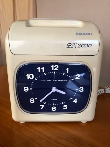 AMANOアマノタイムレコーダーBX2000