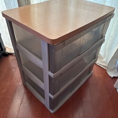 3段　引き出し収納(中)の画像