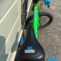 HARO キッズBMX風 自転車 グリーン（中古）の画像