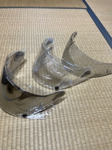 カブトヘルメット2つセットシールド3枚付き