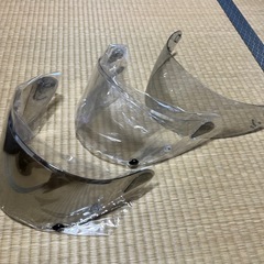 カブトヘルメット2つセットシールド3枚付きの画像