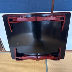 漆塗り　折りたたみ座卓の画像