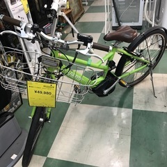 ジャングルジャングル貝塚店　ヤマハ　VIENTA 電動アシスト自転車　26インチ　チェック済み　グリーン　貝塚市　二色浜　リサイクルショップの画像