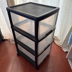 3段　引き出し収納(小)の画像