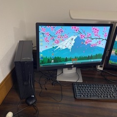 受け渡し予定者決定　L字型パソコンデスク　チェアセットの画像