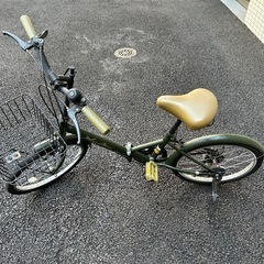 折りたたみ自転車の画像