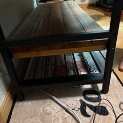 天然木　テレビ台の画像