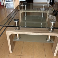 ガラステーブル中古の画像