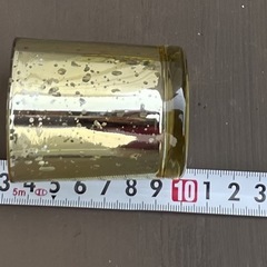 キャンドル用ゴールドグラスの画像
