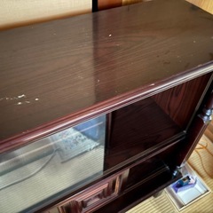 食器棚　ビンテージ　昭和　古風　アジアン　日本家具
の画像