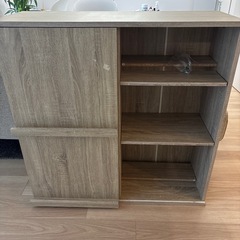 スライド式　本棚 lowya の画像