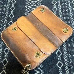 本革トラッカーウォレット(中古)の画像
