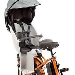 【新品・未使用】パナソニック純正 レインカバー（後用）NAR181 グレー×ブラックの画像