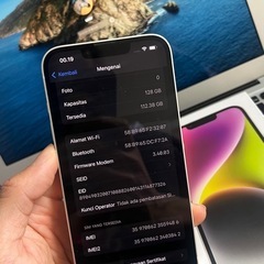 Apple MPUQ3J/A iPhone14 128GB スマートフォン バッテリー 76%の画像