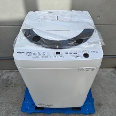 340⭐️2025年製★新品、未使用品★シャープ　洗濯機　7KG 一人暮らしの画像