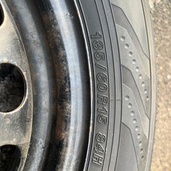 中古タイヤ　185/60R15 ブルーアース RV RV03 2025年製　ホイール付きの画像