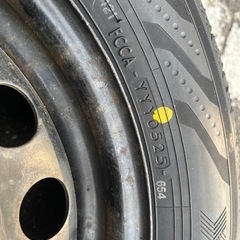 中古タイヤ　185/60R15 ブルーアース RV RV03 2025年製　ホイール付きの画像