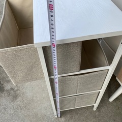 衣装入れ　木製&布製の画像