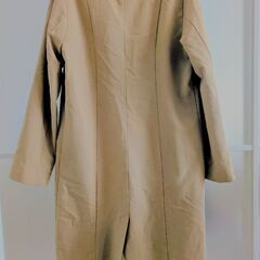 薄茶のロングコート　Мの画像
