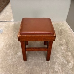 昭和レトロ 木製椅子6脚＋スツール1脚セット 飲食店使用 古家具 店舗什器 引取限定の画像