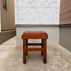 昭和レトロ 木製椅子6脚＋スツール1脚セット 飲食店使用 古家具 店舗什器 引取限定の画像