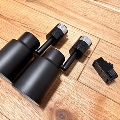 【おまけ付・美品】1.5mライティングレール ＋ スポットライトソケット2個 セットの画像