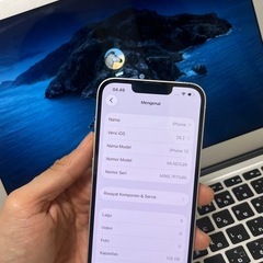 Apple iPhone13 MLND3J/A A2631 128GB SIMロックなし SBM系判定◯ 最大容量79% アップル アイフォン スマホ 通電確認済 初期化済の画像