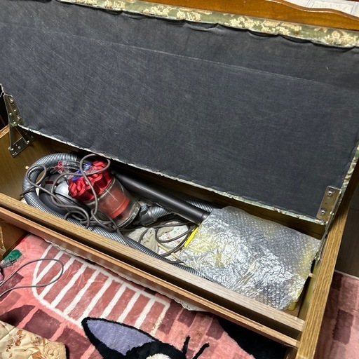 2人用ソファー　収納付き長椅子