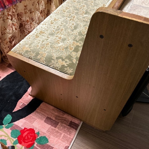 2人用ソファー　収納付き長椅子
