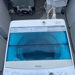 NO B966🌈福岡市内配送設置無料✨🌈ハイアール 4.5kg 全自動洗濯機 ホワイトHaier JW-C45A-Wの画像