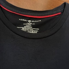 トミーヒルフィガー 長袖Tシャツ ロンT ネイビー Mサイズの画像