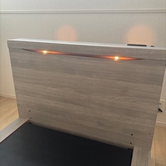 【早い者勝ち】ローベッド（シングル）LED照明・コンセント付きの画像