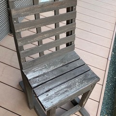 屋外用椅子の画像