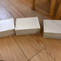 【済！】 卓上引き出し3個セットの画像