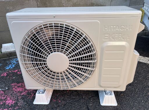 ホ☆HITACHI 日立 10畳用ルームエアコン 白くまくん RAS-WM28NE3 自動お掃除 凍結洗浄 2023年製 エディオンオ