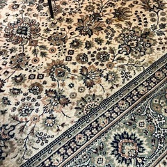 ヴィンテージ風 ペルシャ柄ラグ カーペットの画像