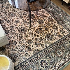 ヴィンテージ風 ペルシャ柄ラグ カーペットの画像