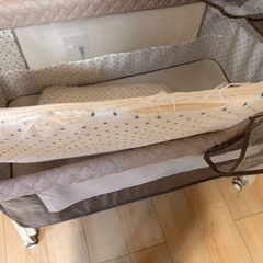 移動式ゆりかごベビーベッド(収納あり)の画像