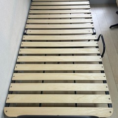 【お譲り先決定】折り畳みベッド　シングルの画像