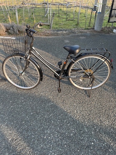 丸石　自転車　ママチャリ　高校生